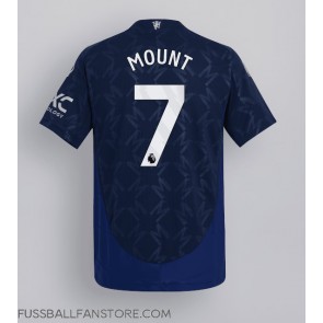 Manchester United Mason Mount #7 Replik Auswärtstrikot 2024-25 Kurzarm